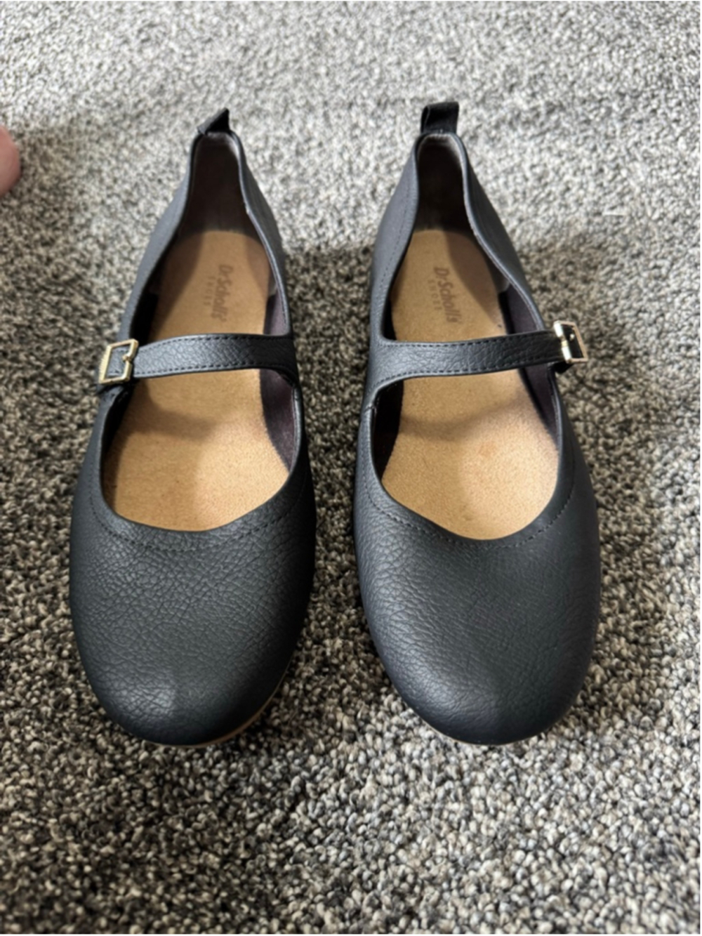 Women's Dr. Scholl's Wexley Jane Mary Jane Flat Black Size 9W